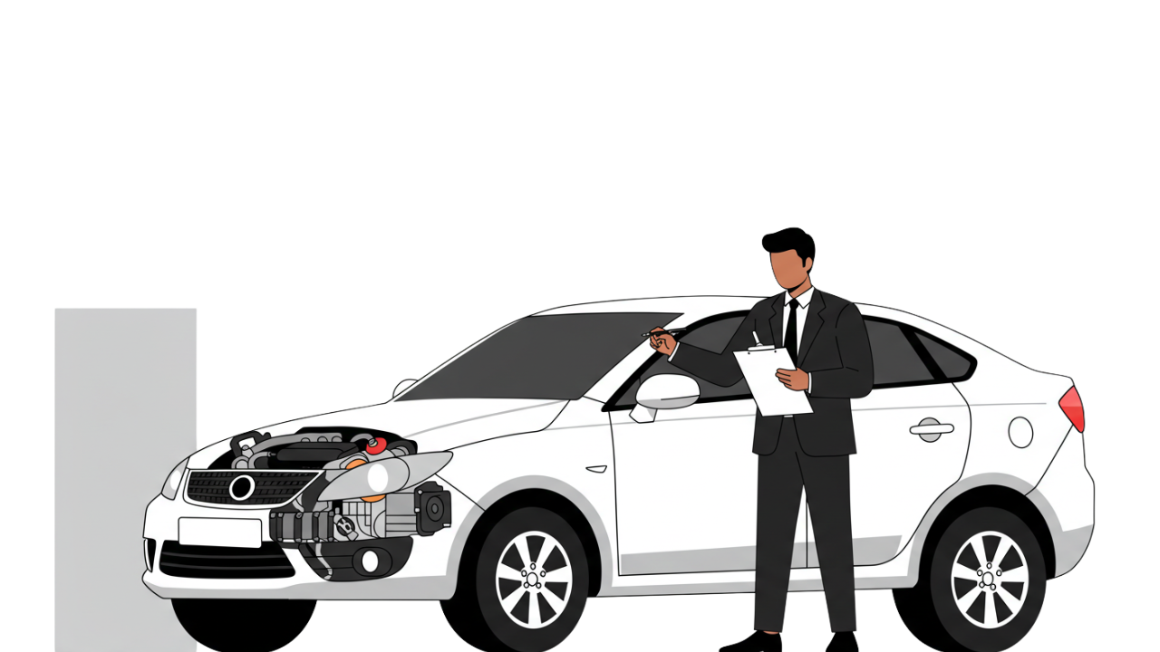 Homem com carro